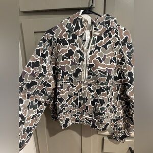 Cropped Camo Pullover